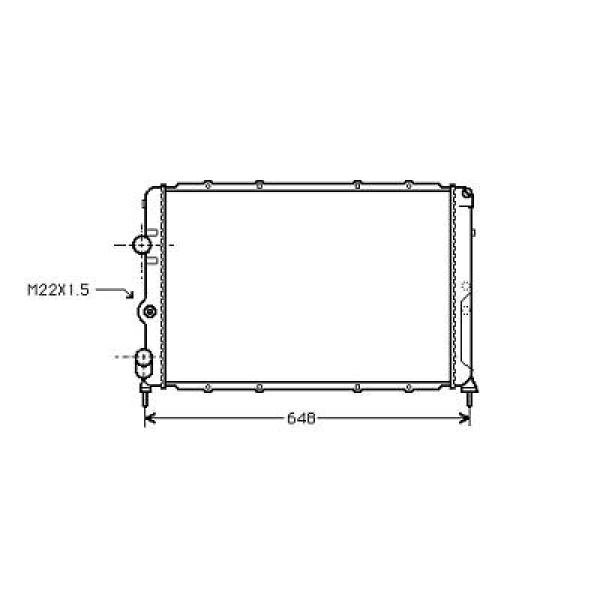 Kühler, Motorkühlung für RENAULT MEGANE I (BA0/1_)