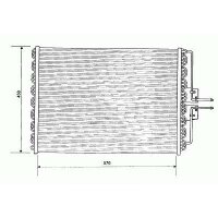 Kondensator, Klimaanlage für RENAULT LAGUNA I (B56_,...