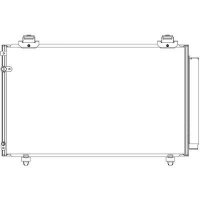 Kondensator, Klimaanlage f&uuml;r TOYOTA COROLLA Verso (ZER_, ZZE12_, R1_)