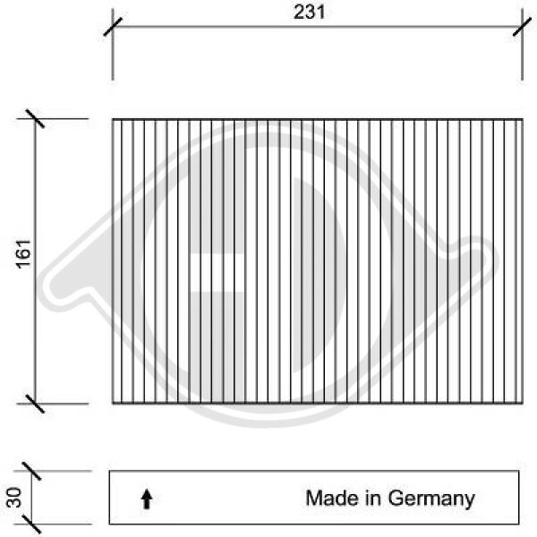 Filter, Innenraumluft für DACIA LOGAN (LS_)