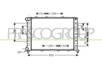 Kühler, Motorkühlung für ALFA ROMEO 156...