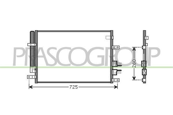 Kondensator, Klimaanlage für ALFA ROMEO 159 (939_)