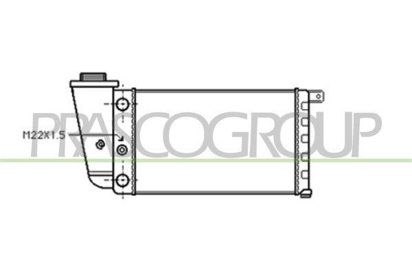 Kühler, Motorkühlung für FIAT PANDA (141_)