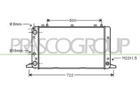 Kühler, Motorkühlung für AUDI 80 B3 Stufenheck (893, 894, 8A2)