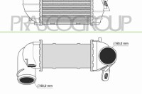 Ladeluftkühler für SKODA OCTAVIA II (1U2)