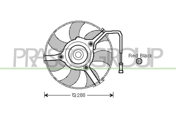 Lüfter, Motorkühlung für AUDI A8 D2 (4D2, 4D8)