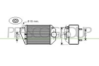 Ladeluftkühler links für AUDI A4 B5 (8D2)