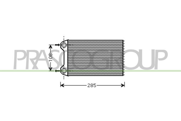 Wärmetauscher, Innenraumheizung für AUDI A4 B6 (8E2)
