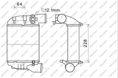 Ladeluftkühler für AUDI A4 B6 (8E2)