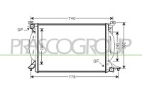 Kühler, Motorkühlung für AUDI A4 B6 (8E2)