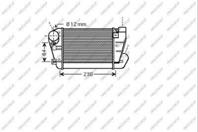 Ladeluftkühler links für AUDI A4 B7 (8EC)