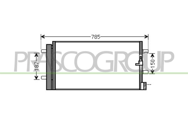 Kondensator, Klimaanlage für AUDI A7 Sportback (4GA, 4GF)
