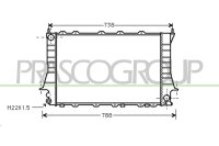 K&uuml;hler, Motork&uuml;hlung f&uuml;r AUDI 100 C4 Stufenheck (4A2)