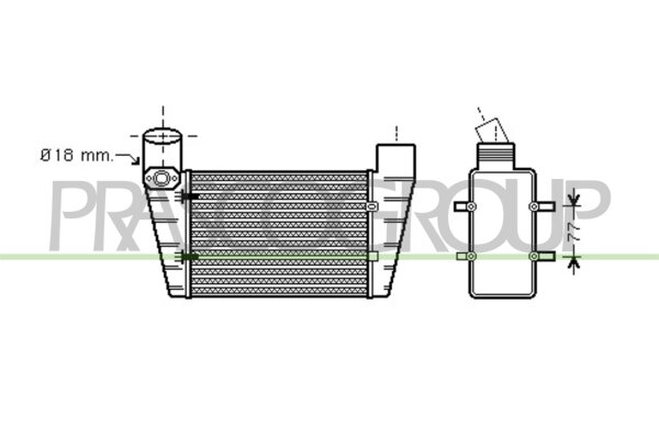 Ladeluftkühler für AUDI A4 B5 (8D2)