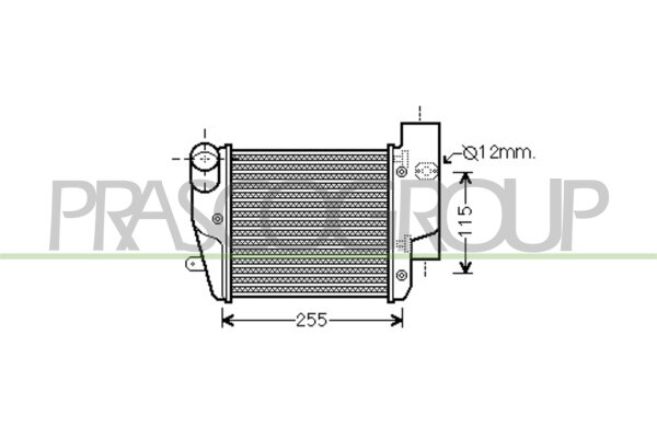 Ladeluftkühler links für AUDI A6 C6 (4F2)