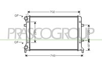 Kühler, Motorkühlung für VW PASSAT B7 (362)