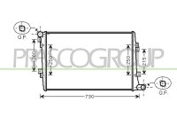 Kühler, Motorkühlung für VW CADDY III...