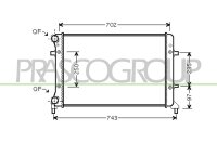 Kühler, Motorkühlung für VW GOLF PLUS V...