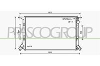 Kühler, Motorkühlung für AUDI A5 (8T3)