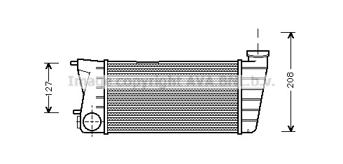 Ladeluftkühler für AUDI 200 C3 Stufenheck (447, 448)