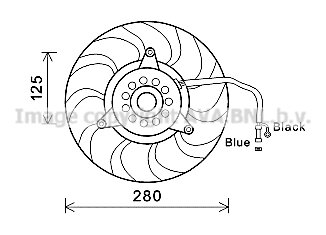 Lüfter, Motorkühlung für AUDI 80 B4 Stufenheck (8C2)