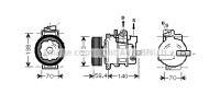 Kompressor, Klimaanlage für AUDI A4 B6 (8E2)
