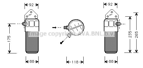 Trockner, Klimaanlage für AUDI A6 C5 (4B2, 4B4)