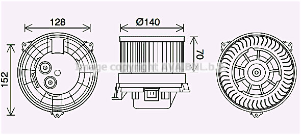 Elektromotor, Innenraumgebläse für LAND ROVER FREELANDER (L314)