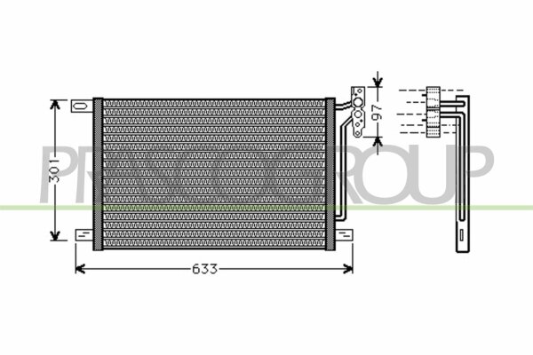 Kondensator, Klimaanlage für BMW 3 (E46)