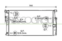 Kühler, Motorkühlung für BMW 4 Coupe (F32,...
