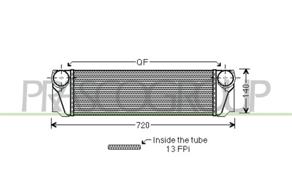 Ladeluftkühler für BMW 5 (F10)