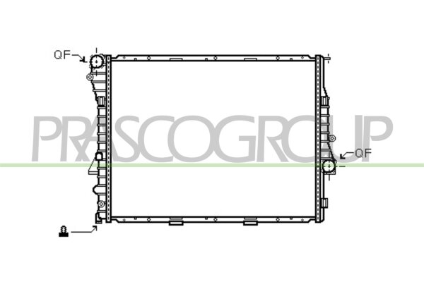 Kühler, Motorkühlung für BMW X5 (E53)