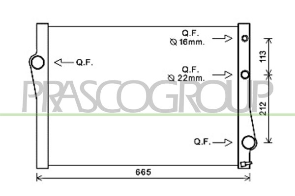 Kühler, Motorkühlung für BMW X5 (E70)
