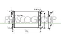 Kühler, Motorkühlung für CITROËN SAXO...