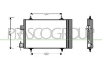 Kondensator, Klimaanlage für CITROËN BERLINGO /...