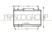 Kühler, Motorkühlung für PEUGEOT 607 (9D, 9U)