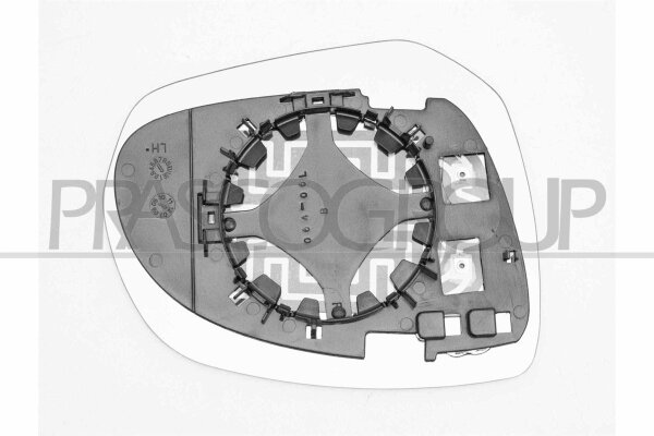 Spiegelglas, Außenspiegel links für CITROËN C3 PICASSO (SH_)