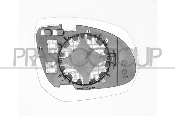 Spiegelglas, Außenspiegel links für CITROËN C3 PICASSO (SH_)