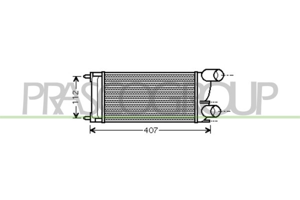 Ladeluftkühler für PEUGEOT PARTNER Pritsche/Fahrgestell