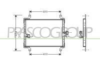 Kondensator, Klimaanlage vorne für PEUGEOT BOXER Bus...