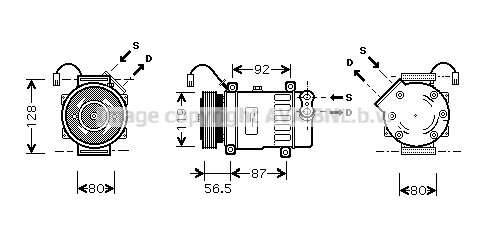 Kompressor, Klimaanlage für CITROËN XSARA PICASSO (N68)