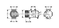 Kompressor, Klimaanlage für PEUGEOT 307 (3A/C)