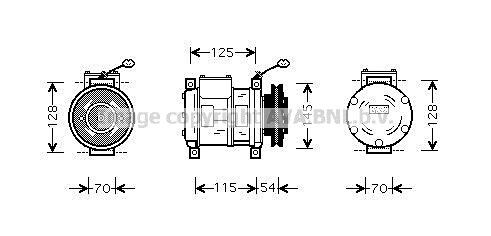 Kompressor, Klimaanlage für CHRYSLER VOYAGER / GRAND VOYAGER III (GS_, NS_)