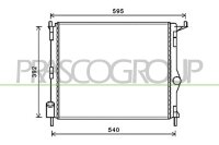 Kühler, Motorkühlung für DACIA SANDERO