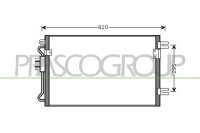 Kondensator, Klimaanlage f&uuml;r CHRYSLER VOYAGER IV (RG, RS)