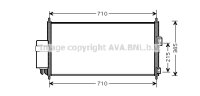 Kondensator, Klimaanlage f&uuml;r NISSAN ALMERA TINO (V10)