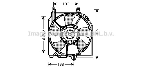 Lüfter, Motorkühlung für NISSAN SUNNY III (N14)