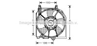 Lüfter, Motorkühlung für NISSAN ALMERA I...