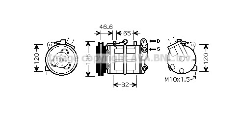 Kompressor, Klimaanlage für NISSAN PICK UP (D22)