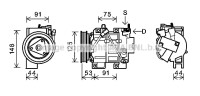 Kompressor, Klimaanlage f&uuml;r NISSAN X-TRAIL (T31)